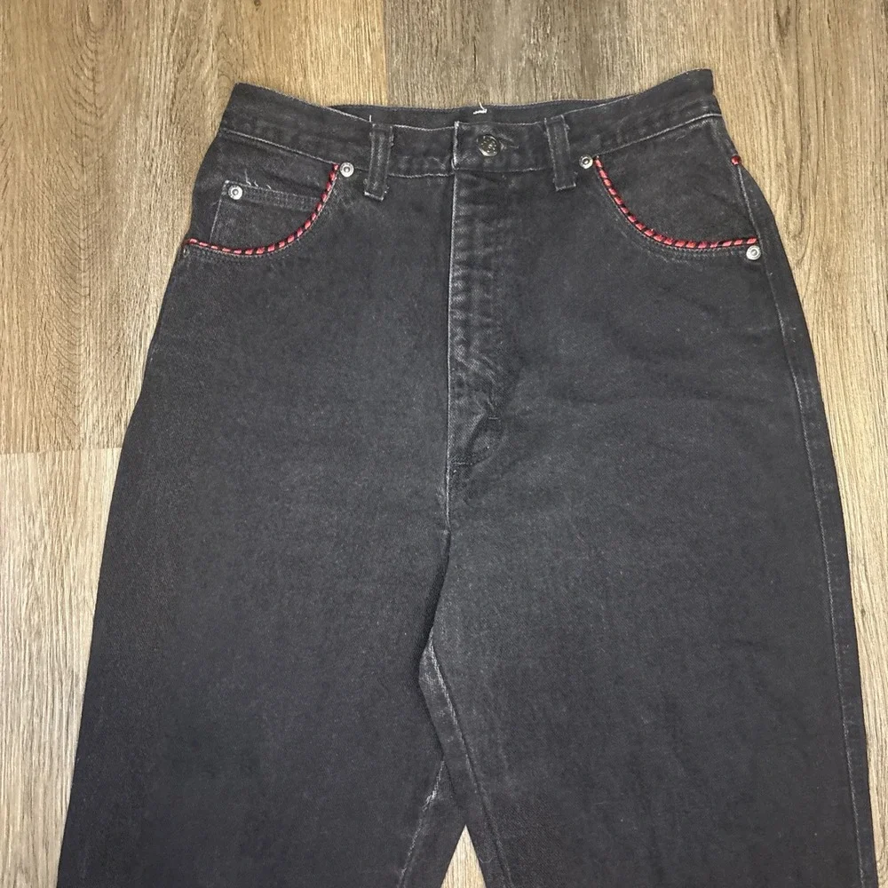 Vtg Wrangler SilverLake Jeans Women 11 (28x31) Black Bareback Western Cowgirl US